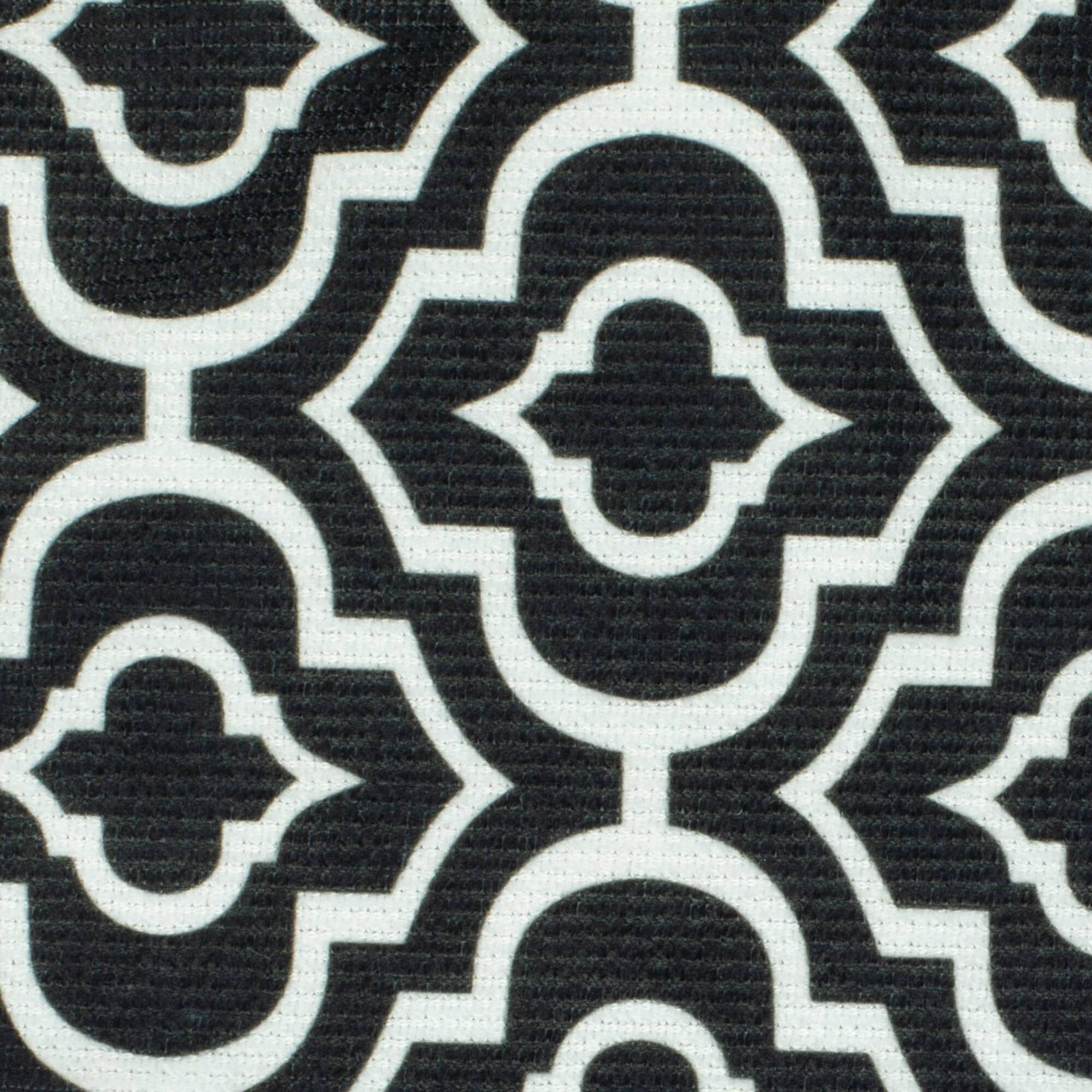 DII® Black Lattice Microfiber Dishtowel Set